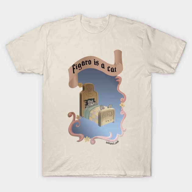 FIGARO IS A CAT - WDWNT T-Shirt by magicskyway